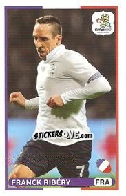 Cromo Franck Ribéry - UEFA Euro Poland-Ukraine 2012. Event Kick Off - Panini