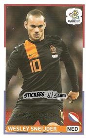 Sticker Wesley Sneijder - UEFA Euro Poland-Ukraine 2012. Event Kick Off n. 184 - Panini