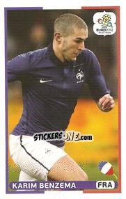 Sticker Karim Benzema - UEFA Euro Poland-Ukraine 2012. Event Kick Off n. 185 - Panini