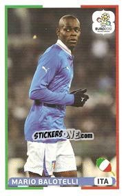 Sticker Mario Balotelli - UEFA Euro Poland-Ukraine 2012. Event Kick Off n. 186 - Panini