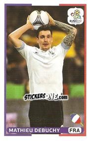 Sticker Mathieu Debuchy - UEFA Euro Poland-Ukraine 2012. Event Kick Off n. 199 - Panini