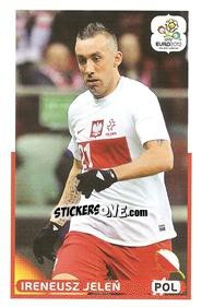 Sticker Ireneusz Jelen - UEFA Euro Poland-Ukraine 2012. Event Kick Off - Panini