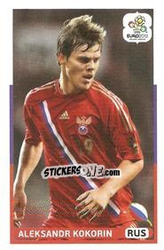 Sticker Aleksandr Kokorin - UEFA Euro Poland-Ukraine 2012. Event Kick Off n. 204 - Panini