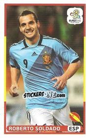 Sticker Roberto Soldado - UEFA Euro Poland-Ukraine 2012. Event Kick Off - Panini