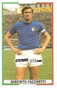 Sticker Giacinto Facchetti - UEFA Euro Poland-Ukraine 2012. Event Kick Off n. 214 - Panini
