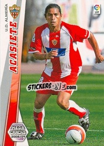 Cromo Acasiete - Liga BBVA 2008-2009. Megacracks
 - Panini