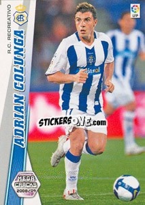 Sticker Adrian Colunga - Liga BBVA 2008-2009. Megacracks
 - Panini