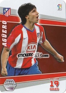 Cromo Agüero - Liga BBVA 2008-2009. Megacracks
 - Panini