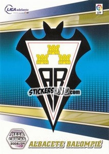 Sticker Albacete Balompie - Liga BBVA 2008-2009. Megacracks
 n. 417 - Panini