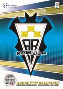 Cromo Albacete Balompie - Liga BBVA 2008-2009. Megacracks
 - Panini