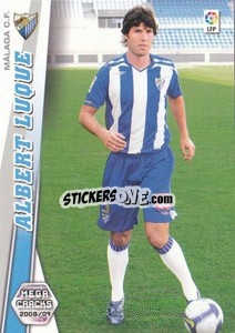 Sticker Albert Luque - Liga BBVA 2008-2009. Megacracks
 - Panini