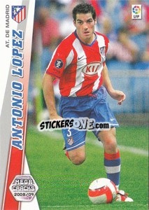 Sticker Antonio Lopez - Liga BBVA 2008-2009. Megacracks
 - Panini