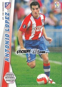 Figurina Antonio Lopez - Liga BBVA 2008-2009. Megacracks
 - Panini