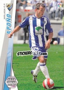 Figurina Apoño - Liga BBVA 2008-2009. Megacracks
 - Panini