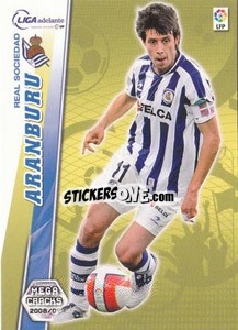 Sticker Aranburu - Liga BBVA 2008-2009. Megacracks
 - Panini