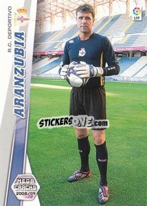 Sticker Aranzubia - Liga BBVA 2008-2009. Megacracks
 n. 92bis - Panini