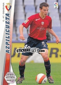 Sticker Azpilicueta - Liga BBVA 2008-2009. Megacracks
 n. 219 - Panini