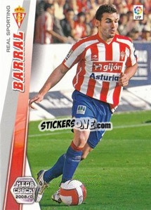 Sticker Barral - Liga BBVA 2008-2009. Megacracks
 - Panini
