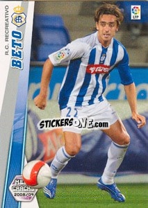 Sticker Beto - Liga BBVA 2008-2009. Megacracks
 - Panini