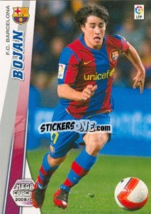 Sticker Bojan Krkic - Liga BBVA 2008-2009. Megacracks
 - Panini