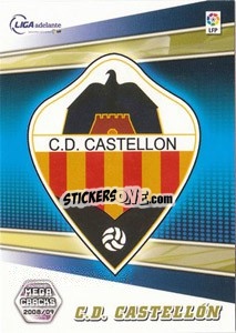 Sticker C.D. Castellon - Liga BBVA 2008-2009. Megacracks
 n. 410 - Panini