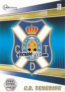 Sticker C.D. Tenerife - Liga BBVA 2008-2009. Megacracks
 - Panini