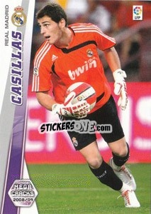 Sticker Casillas - Liga BBVA 2008-2009. Megacracks
 n. 146 - Panini