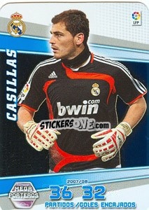 Figurina Casillas - Liga BBVA 2008-2009. Megacracks
 - Panini