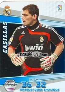 Sticker Casillas - Liga BBVA 2008-2009. Megacracks
 n. 400 - Panini