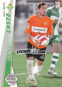 Sticker Casto - Liga BBVA 2008-2009. Megacracks
 - Panini