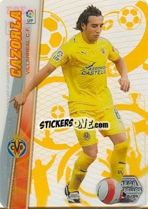 Cromo Cazorla - Liga BBVA 2008-2009. Megacracks
 - Panini