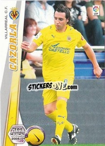 Sticker Cazorla - Liga BBVA 2008-2009. Megacracks
 - Panini