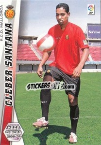 Sticker Cleber Santana - Liga BBVA 2008-2009. Megacracks
 - Panini
