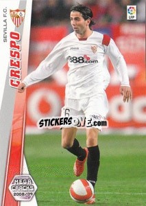 Sticker Crespo - Liga BBVA 2008-2009. Megacracks
 - Panini