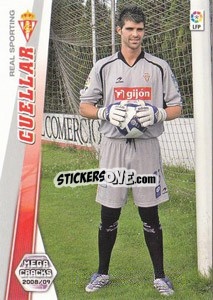 Sticker Cuellar - Liga BBVA 2008-2009. Megacracks
 - Panini