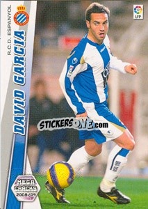 Cromo David Garcia - Liga BBVA 2008-2009. Megacracks
 - Panini