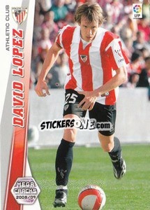 Cromo David Lopez - Liga BBVA 2008-2009. Megacracks
 - Panini