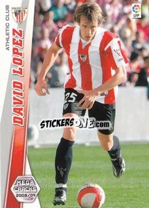 Figurina David Lopez - Liga BBVA 2008-2009. Megacracks
 - Panini