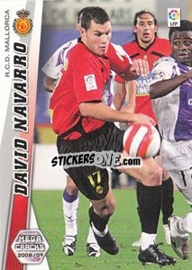 Cromo David Navarro - Liga BBVA 2008-2009. Megacracks
 - Panini