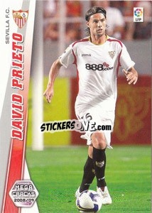 Sticker David Prieto - Liga BBVA 2008-2009. Megacracks
 n. 273bis - Panini