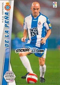 Sticker De La Peña - Liga BBVA 2008-2009. Megacracks
 - Panini