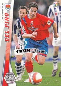 Sticker Del Pino - Liga BBVA 2008-2009. Megacracks
 n. 210 - Panini