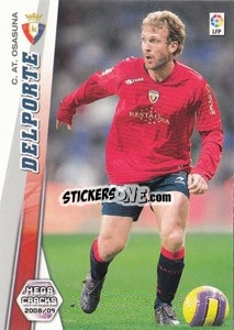 Cromo Delporte - Liga BBVA 2008-2009. Megacracks
 - Panini