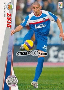 Sticker Diaz - Liga BBVA 2008-2009. Megacracks
 - Panini