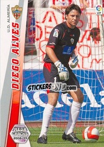 Sticker Diego Alves - Liga BBVA 2008-2009. Megacracks
 - Panini