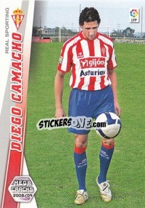 Sticker Diego Camacho - Liga BBVA 2008-2009. Megacracks
 n. 295bis - Panini