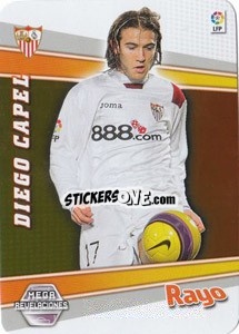 Sticker Diego Capel - Liga BBVA 2008-2009. Megacracks
 - Panini