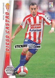 Sticker Diego Castro - Liga BBVA 2008-2009. Megacracks
 - Panini