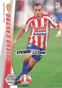 Sticker Diego Castro - Liga BBVA 2008-2009. Megacracks
 n. 300 - Panini