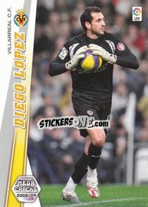 Cromo Diego Lopez - Liga BBVA 2008-2009. Megacracks
 n. 344 - Panini